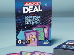 Jogo de acordo de monopólio ‘KPop Demon Hunters’ chega às lojas como primeiro lançamento da parceria Netflix e Hasbro Acordo de monopólio: jogo de cartas Kpop Demon Hunters