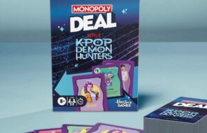 Jogo de acordo de monopólio ‘KPop Demon Hunters’ chega às lojas como primeiro lançamento da parceria Netflix e Hasbro Acordo de monopólio: jogo de cartas Kpop Demon Hunters