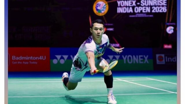 Jonatan Christie x Lin Chun-yi Notas frente a frente antes da final do Aberto da Índia de 2026
