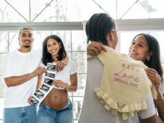 Jordan Love e esposa do Packers estão esperando seu primeiro filho: ‘Ano novo, nova adição’ Jordan Love e Ronika Stone posando no Lambeau Field.