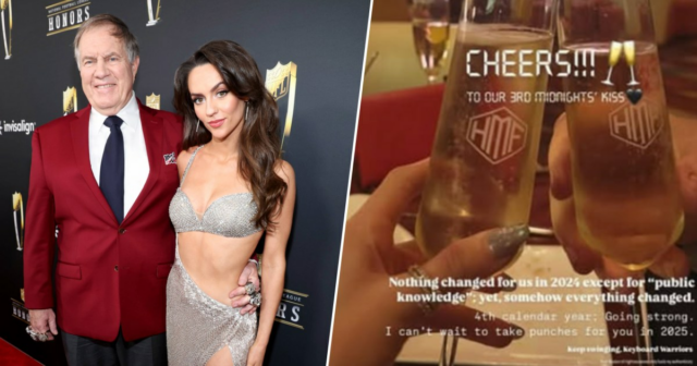 Jordon Hudson aplaude os críticos do relacionamento de Bill Belichick Jordon Hudson aplaude os críticos do relacionamento de Bill Belichick e diz que 'mal pode esperar para levar socos' por ele