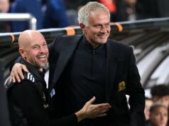 José Mourinho empalidece em comparação com a gestão humana ‘impressionante’ do chefe ligado ao Man Utd, diz Morgan Schneiderlin José Mourinho e Michael Carrick são vistos na linha lateral durante a partida de futebol da Premier League entre Southampton e Manchester United, no St Mary's Stadium, em Southampton, Inglaterra, em 2018.