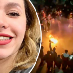 Rubina Aminian, 23, que teria sido baleada na cabeça durante protestos antigovernamentais no Irã na quinta-feira, 8 de janeiro de 2026.