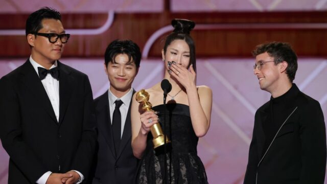 KPop Demon Hunters ganha melhor música no Globo de Ouro, KPop Demon Hunters ganha melhor música no Globo de Ouro, Ejae faz um discurso comovente