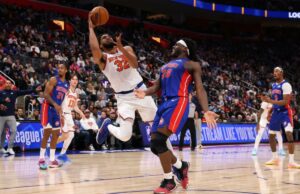 Karl-Anthony Towns culpa a adaptação ao ‘sistema diferente’ dos Knicks após outro desempenho ruim Karl-Anthony Towns # 32 do New York Knicks recebe um segundo tiro em torno de Isaiah Stewart # 28 do Detroit Pistons na Little Caesars Arena em 05 de janeiro de 2026 em Detroit, Michigan.