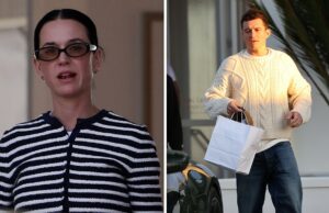 Katy Perry e Orlando Bloom saem juntos com as crianças em Santa Bárbara katy-perry-sub-backgrid-1