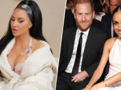 Kim Kardashian explica por que fotos de Meghan e Harry foram excluídas da festa de aniversário de Kris Jenner Gala Baby2Baby 2025 apresentada por Paul Mitchell - Coquetéis