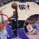 Knicks esmagados pelos humildes Kings quando Jalen Brunson sai com uma lesão no tornozelo em uma noite brutal