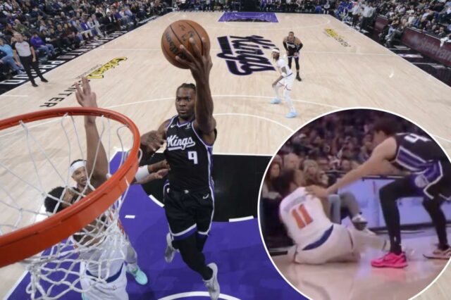 Knicks esmagados pelos humildes Kings quando Jalen Brunson sai com uma lesão no tornozelo em uma noite brutal
