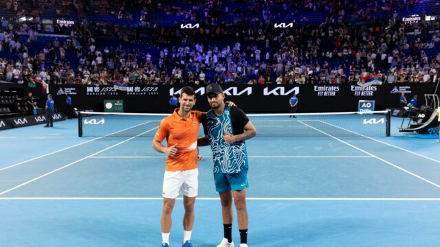 Kyrgios pede que Djokovic jogue 'o maior tempo possível' após a retirada de Adelaide
