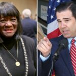 Dorothy Goosby, vice-supervisora ​​da cidade de Hempstead, sorrindo em um evento.