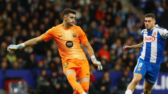 La Liga: Flick, técnico do Barcelona, ​​elogia Garcia após estrela do goleiro contra o ex-clube Espanyol
