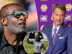 Lane Kiffin rouba a melhor transferência de Deion Sanders em grande vitória no recrutamento da LSU Lane Kiffin rouba a melhor transferência de Deion Sanders em grande vitória no recrutamento da LSU