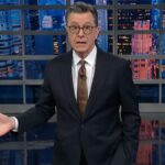 Stephen Colbert apresenta a edição de 12 de janeiro de 2026 do