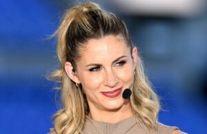 Laura Rutledge, da ESPN, explica entrevista estranha pós-jogo com Sam Darnold GettyImages-2247523273 Por que Joe Buck teve um olho roxo durante a transmissão do jogo Seahawks-49ers