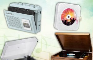 Leitores de música: CDs, vinil, cassetes Amazon-Nostalgia-Music-Players-PRIMARY