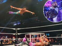 Leon Slater fala sobre a estreia da TNA na AMC, orientação de AJ Styles e brinde nos bastidores com John Cena Leon Slater fala sobre a estreia da TNA na AMC, orientação de AJ Styles e brinde nos bastidores com John Cena