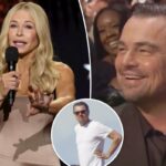 Leonardo DiCaprio assado para férias em iate com Jeff Bezos durante momento assustador do Critics Choice Awards