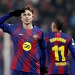 Liga dos Campeões da UEFA – López marca dois gols na vitória do Barcelona sobre o Slavia Praga por 4 a 2