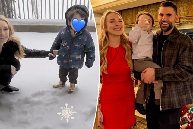 Lindsay Lohan compartilha foto rara do filho Luai, 2, após Lindsay Lohan compartilha foto rara do filho Luai, 2, após comemorar o feriado em Dubai
