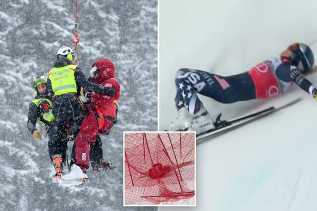 Lindsey Vonn se machucou após acidente na última corrida de downhill na semana antes dos Jogos Olímpicos de Inverno de 2026
