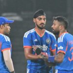 Mais corridas sofridas pela Índia no PowerPlay em T20Is: Nova Zelândia quebra 79 para quebrar o recorde