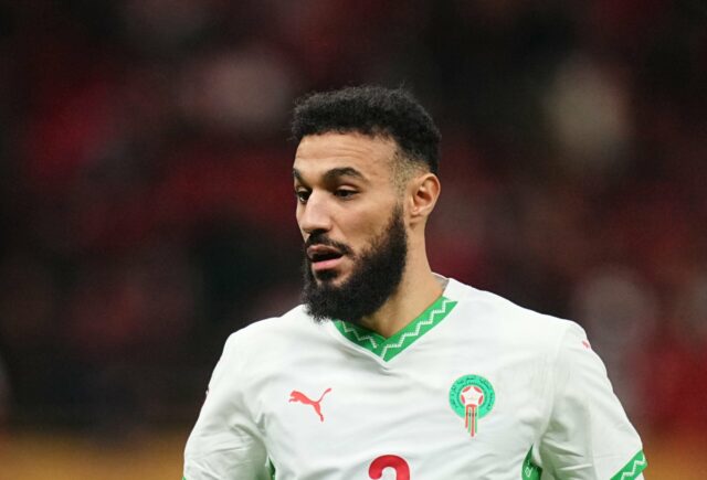 Amad e Bryan Mbeumo comemoram