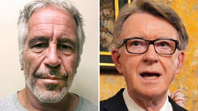 Trechos de e-mails enviados por Peter Mandelson a Jeffrey Epstein divulgados pelo Congresso dos EUA no ano passado. 