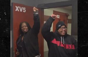 Manifestantes da Igreja Anti-ICE são libertados da custódia em Minnesota chauntyll-allen-nekima-levy-armstrond-primário