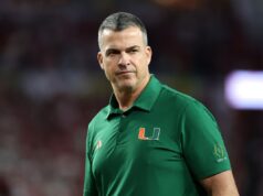 Mario Cristobal, favorito de Miami para Land Star QB/WR Duo dos ACC Champions Mario Cristobal, favorito de Miami para Land Star QB/WR Duo dos ACC Champions