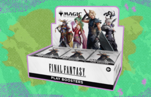Marque o Magic: The Gathering Final Fantasy Booster Box por um valor inferior ao de mercado Magic: The Gathering - Caixa de reforço de jogo Final Fantasy (30 pacotes)
