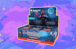 Marque o Magic: The Gathering Innistrad Remastered Play Booster Box por US$ 181,89 Magic: The Gathering Innistrad Remastered Play Booster Box - 36 pacotes (504 cartas MTG)