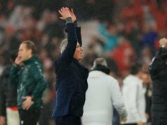 Masterclass de José Mourinho entre Benfica e Real Madrid prova que Ineos escapou de uma armadilha complicada com Ruben Amorim O técnico do Manchester United, Ruben Amorim, comemora o gol da vitória durante a partida de futebol da segunda mão das quartas de final da UEFA Europa League 2024/25 entre Manchester United (Man U) e Olympique Lyonnais (OL, Lyon) no estádio Old Trafford, em 17 de abril de 2025