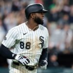 CHICAGO, ILLINOIS - AUGUST 23: Luis Robert Jr. #88 of the Chicago White Sox runs the bases after hitting a home run against the Minnesota Twins at Rate Field on August 23, 2025 in Chicago, Illinois. (Photo by Justin Casterline/Getty Images)