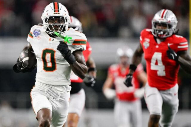 Miami surpreende o atual campeão Ohio State e avança para Miami surpreende o atual campeão Ohio State e avança para as semifinais do CFP