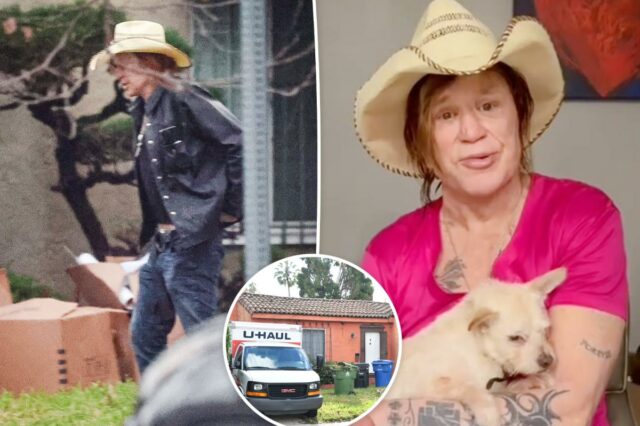 Mickey Rourke nega qualquer envolvimento com o ‘humilhante’ $ 100.000 GoFundMe enquanto enfrenta despejo
