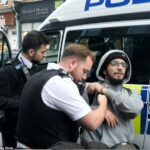 Brahim Kaddour-Cherif quando foi preso novamente em novembro de 2025 após ter sido acidentalmente libertado da prisão