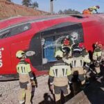 Local de uma colisão de trem em Adamuz, sul da Espanha