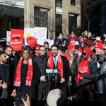 Milhares de enfermeiras entram em greve na cidade de Nova York