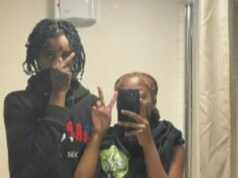 Momento arrepiante nas fronteiras do condado gangue de adolescentes perseguiu um sem-teto antes de espancá-lo até a morte com uma garrafa de gim e posar para selfies e filmar-se dançando Uma foto encontrada no telefone de Bradshaw-McKoy mostrava ela com Bingham em um apartamento perto da cena do crime