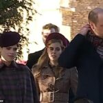 Imagens de William, 43, saindo da Igreja de Santa Maria Madalena na manhã de Natal pareciam mostrar o futuro rei dando uma bronca em sua prima, a princesa Eugenie, 35,