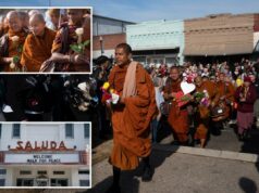 Monges budistas caminhando 3.700 quilômetros do Texas a DC se tornam virais com mais de 1 milhão de seguidores nas redes sociais Monges budistas caminhando 3.700 quilômetros do Texas a DC se tornam virais com mais de 1 milhão de seguidores nas redes sociais