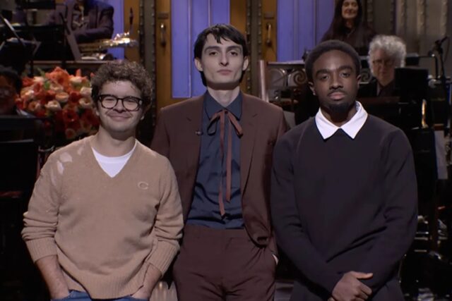 Monólogo 'SNL' de Finn Wolfhard provoca reunião surpresa de 'Stranger Monólogo 'SNL' de Finn Wolfhard provoca reunião surpresa de 'Stranger Things' com Caleb McLaughlin e Gaten Matarazzo