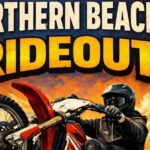 Folheto anunciando passeio em massa de bicicleta elétrica em Sydney