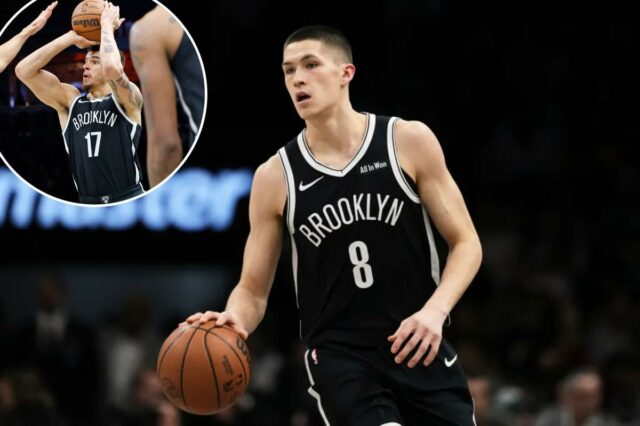 Nets desperdiçam o heroísmo tardio de Egor Demin em uma O atacante do Brooklyn Nets, Michael Porter Jr. (17), chuta no primeiro tempo contra o Orlando Magic.