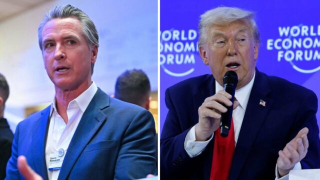 Newsom critica Trump por supostamente bloquear sua aparição no Fórum Newsom critica Trump por supostamente bloquear sua aparição no Fórum Econômico Mundial: ‘Quão fraco e patético’