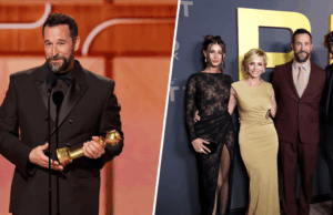 Noah Wyle coloca seu Globo de Ouro ao lado do prêmio real, um troféu caseiro de ‘Melhor Pai’ Ataque SAG-AFTRA continua