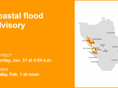 North Bay Interior Valleys e San Francisco Bay Shoreline sob alerta de inundação costeira até o meio-dia de domingo North Bay Interior Valleys e San Francisco Bay Shoreline sob alerta de inundação costeira até o meio-dia de domingo