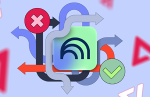 NotebookLM me ajudou a evitar o cansaço das decisões – sem fazer malabarismos com várias guias Um jovem usando um laptop e fones de ouvido, sentado entre os logotipos flutuantes do YouTube e do NotebookLM.