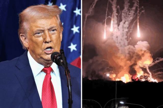 Novo plano republicano para restringir os poderes de Trump apresentado Trump speaks during the House Republican Party (GOP) member retreat at the Kennedy Center in Washington, DC, on January 6, 2026 and footage of U.S. strikes on Venezuela last weekend